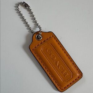 Coach Hang Tag with Ball Chain
